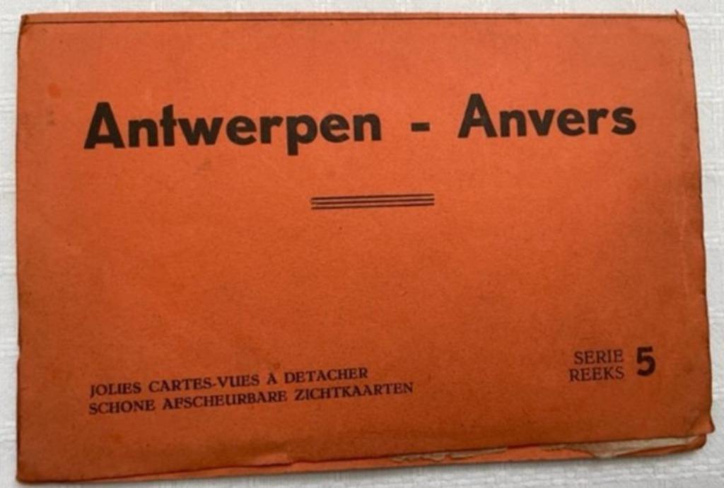 postkaartenboek Antwerpen 1950, Antiek en Kunst, Curiosa en Brocante, Ophalen of Verzenden