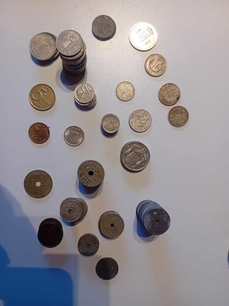 Munten vanaf 1903, Ophalen, Munten