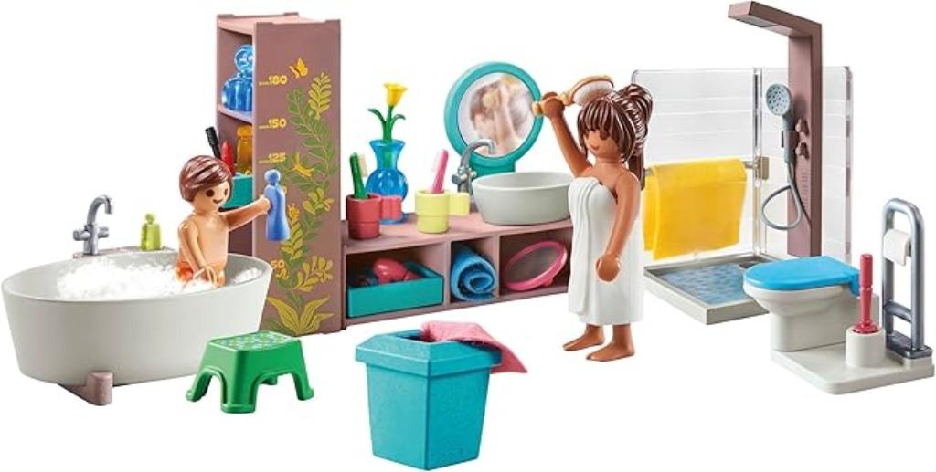 Salle de bain PLAYMOBIL avec baignoire LIVRAISON GRATUITE, Envoi, Neuf, Ensemble complet