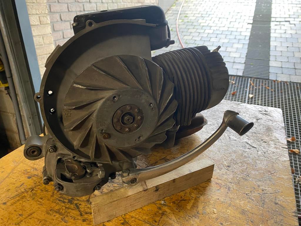 Vespa vnb motorblok, Ophalen, Blok