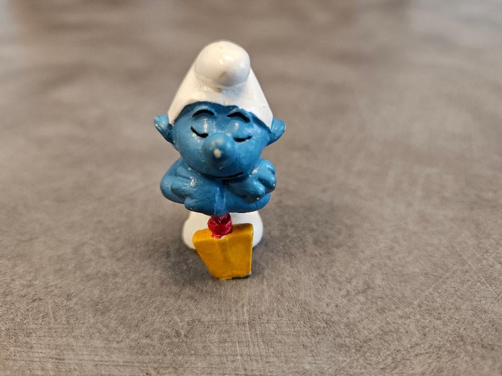 luie smurf, Verzamelen, Ophalen of Verzenden, Gebruikt, Luie Smurf, Poppetje, Figuurtje of Knuffel
