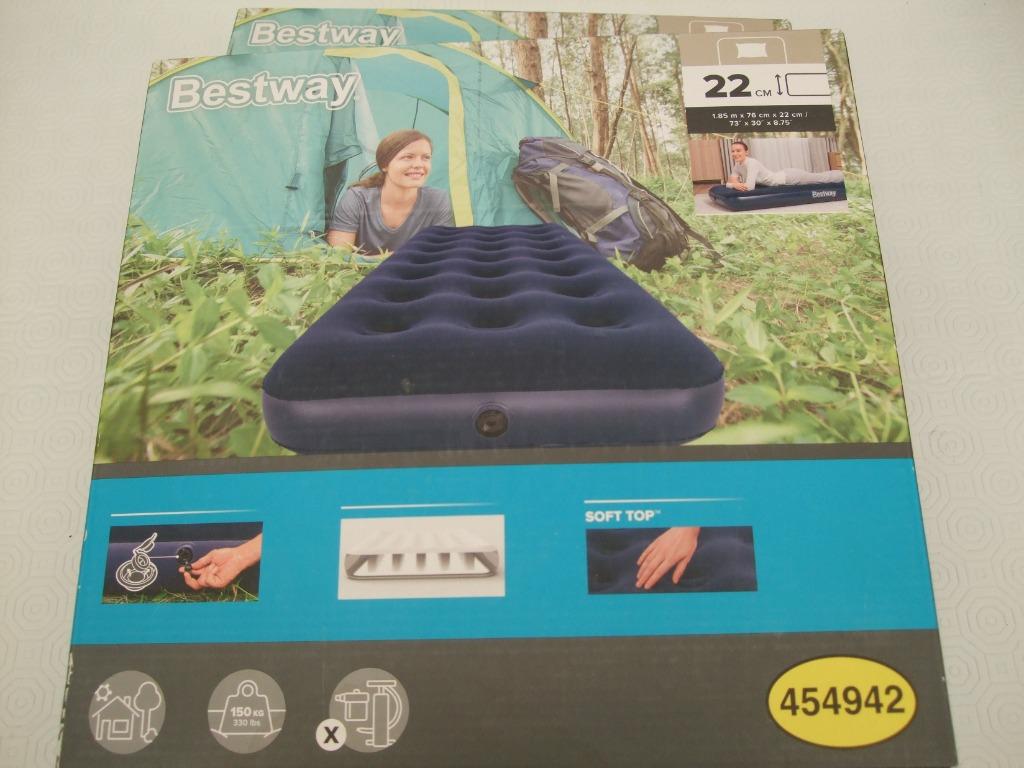 MATELAS GONFLABLE 1 PERSONNE NEUF, Caravanes & Camping, Enlèvement, Neuf, 1 personne
