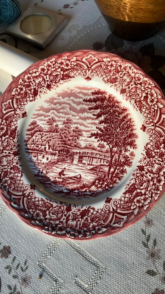 Grindley Staffordshire porceleinen bord, Antiquités & Art, Antiquités | Services (vaisselle) pièces, Enlèvement