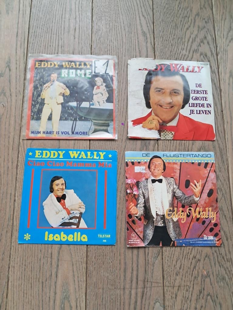 Singles Eddy Wally: individueel aankopen per stuk, Cd's en Dvd's, Vinyl | Nederlandstalig, Ophalen of Verzenden, Zo goed als nieuw
