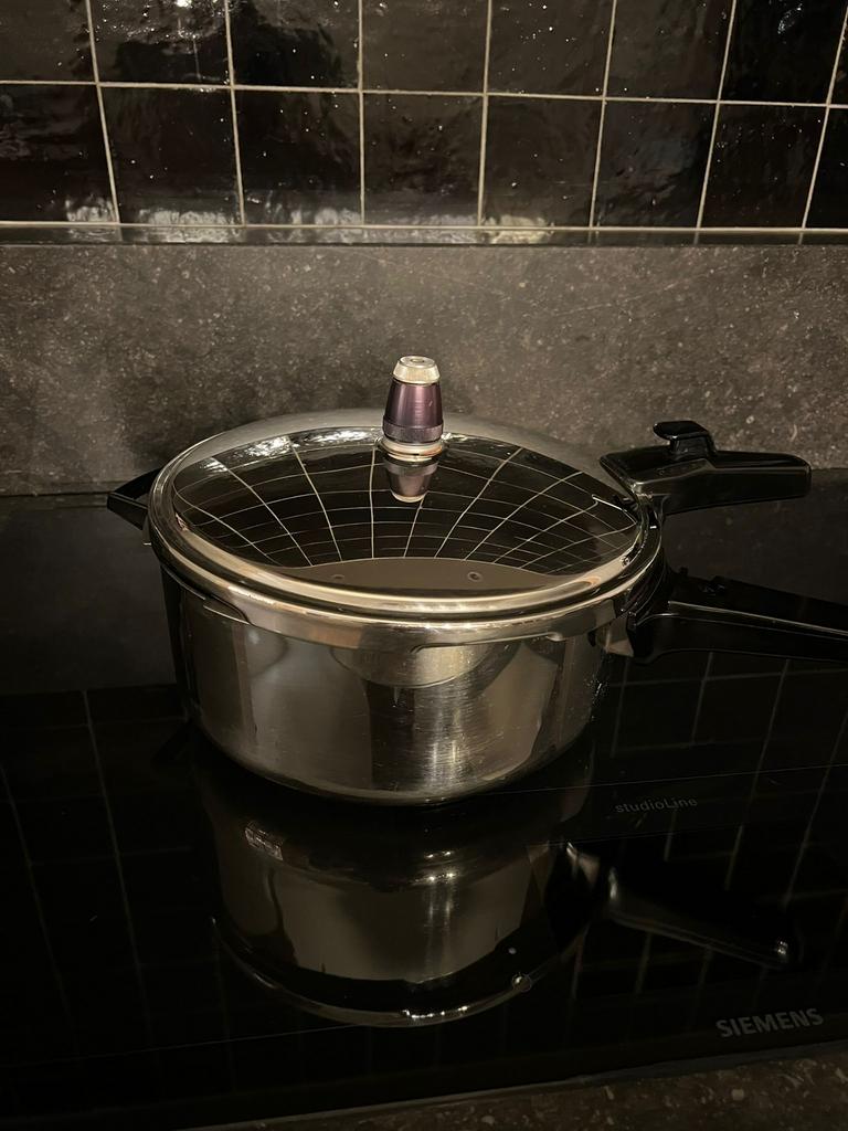 Snelkoker, Ophalen, Gebruikt, Inox, Kookpan of Snelkookpan