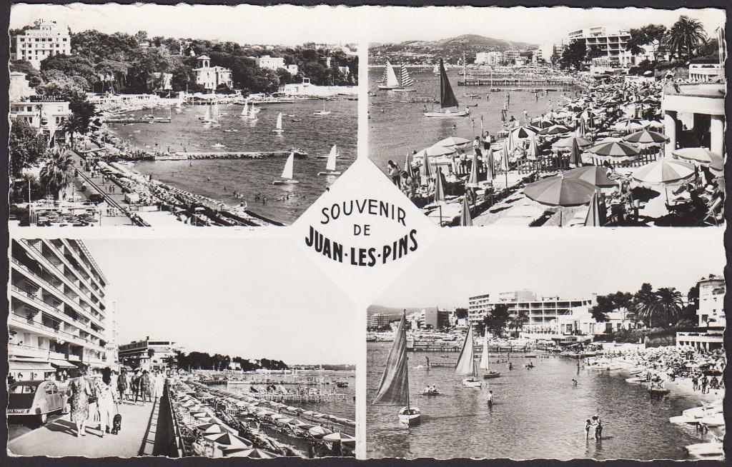 FRANKRIJK - Juan-les-Pins: Souvenir de Juan-les-Pins, Verzenden, Gelopen, Frankrijk
