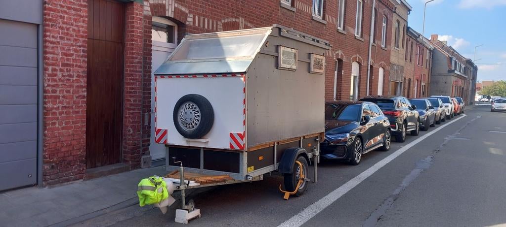 Mini-trekkingcaravan met twee zitplaatsen, Caravans en Kamperen, Caravans, Particulier