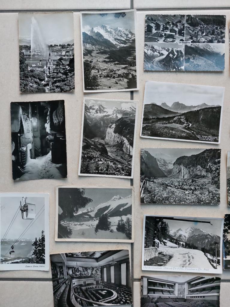lot van 19 oude postkaarten van Zwitserland, Verzamelen, Verzenden