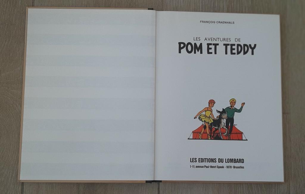 Pom et Teddy 9 tomes EO numérotés, Livres, BD, Enlèvement ou Envoi, Comme neuf