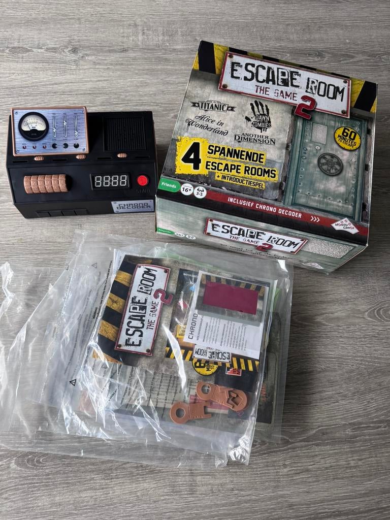 Escape room / game, Hobby en Vrije tijd, Ophalen, Zo goed als nieuw
