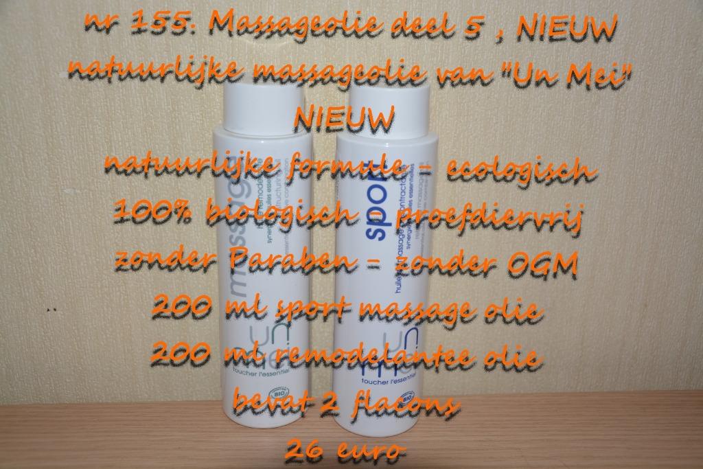 155. Massageolie deel 5 , NIEUW , verzending inbegrepen, Sport en Fitness, Massageproducten, Verzenden, Nieuw, Olie of Lotion