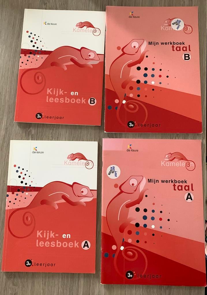 Kameleon mijn werkboek taal 3a + 3b en kijk-en leesboek 3a/b, Ophalen of Verzenden, Nederlands