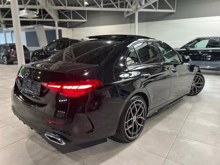 Mercedes-Benz C 220 d AMG * Pano * 360 * Burmeister, Auto's, 4 cilinders, Zwart, Bedrijf, 5 deurs