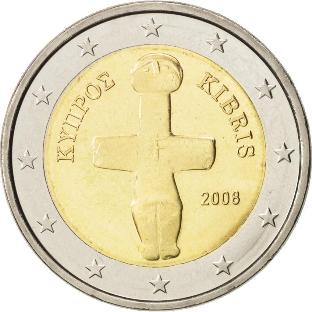 Speciaal 2 euro - €2 muntstuk Cyprus 2008, Postzegels en Munten, Munten | Europa | Euromunten, Ophalen of Verzenden, Cyprus, 2 euro