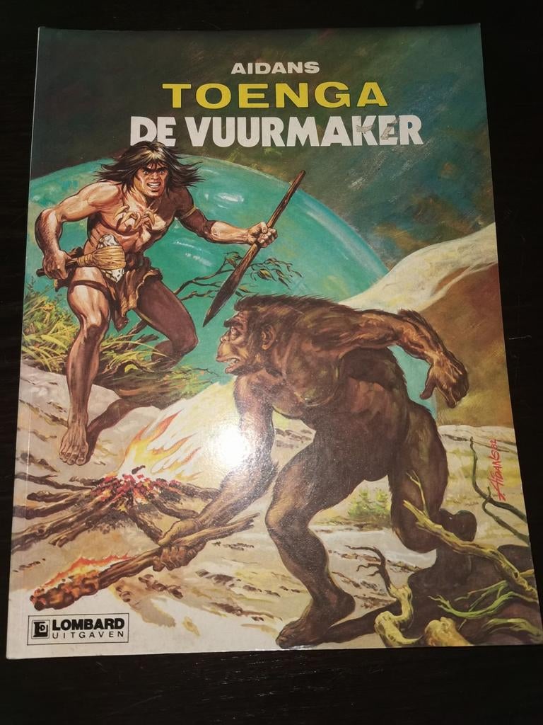 Strip Toenga, Boeken, Stripverhalen, Ophalen of Verzenden, Gelezen, Edouard Aidans