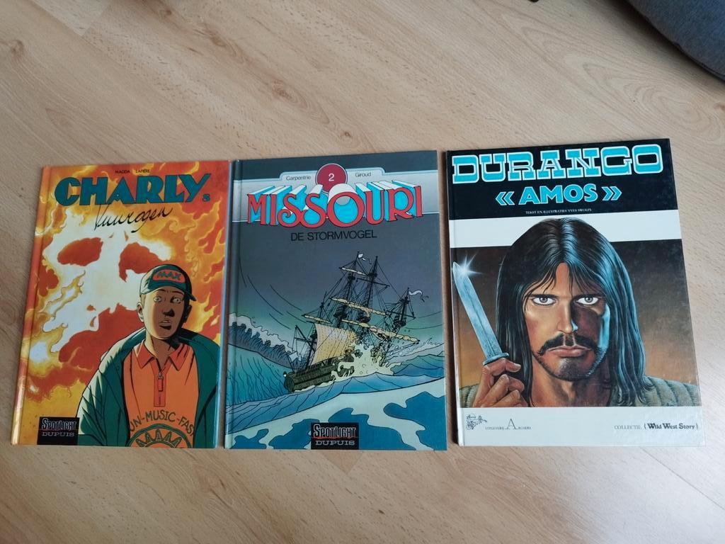 Drie verschillende stripverhalen Charly Missouri Durango, Livres, Plusieurs BD, Enlèvement ou Envoi, Comme neuf