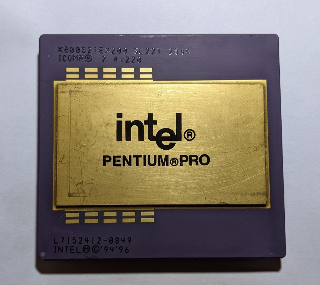 1995 CPU -> Pentium Pro 200 (256k cache), Computers en Software, Processors, Gebruikt, Overige, Minder dan 2 Ghz, Ophalen of Verzenden