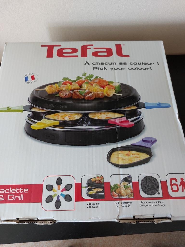 tetal appareil à raclette, Electroménager, Enlèvement ou Envoi, Comme neuf