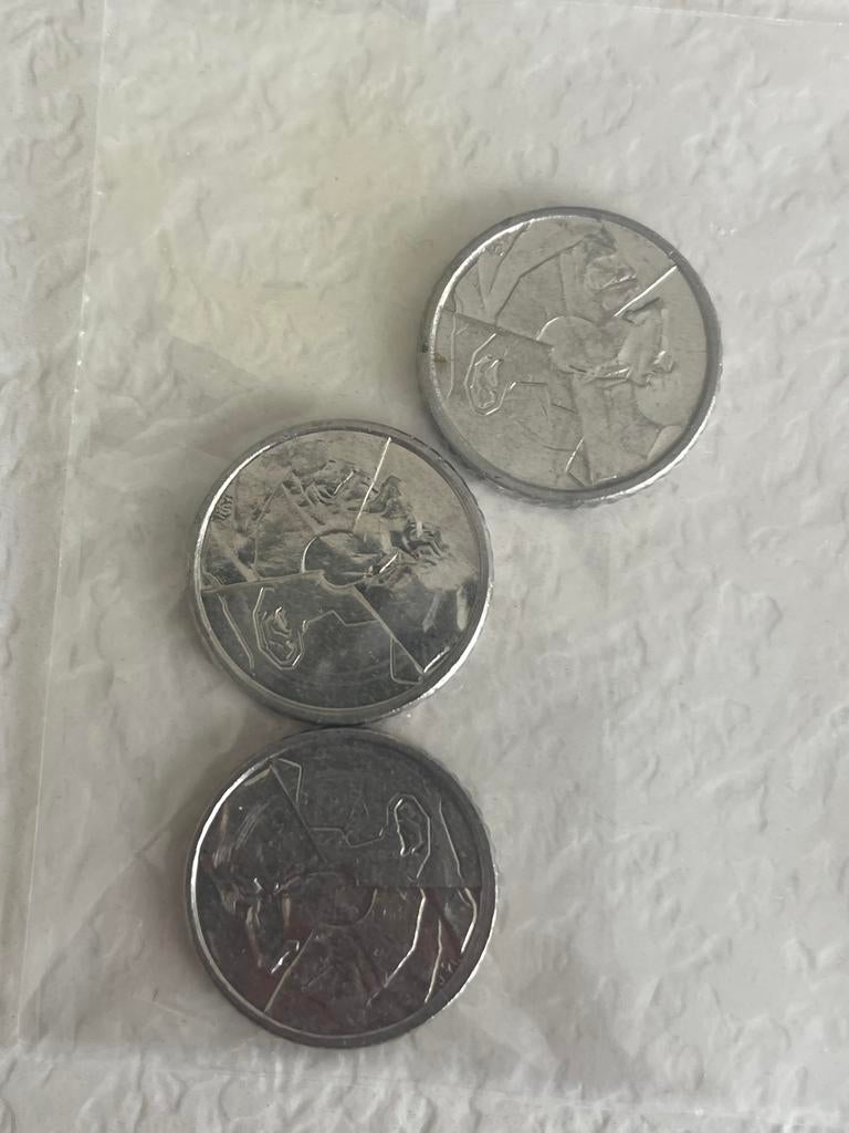 België – 50 Frank (1987, 1988, 1991), Postzegels en Munten, Ophalen of Verzenden, Metaal