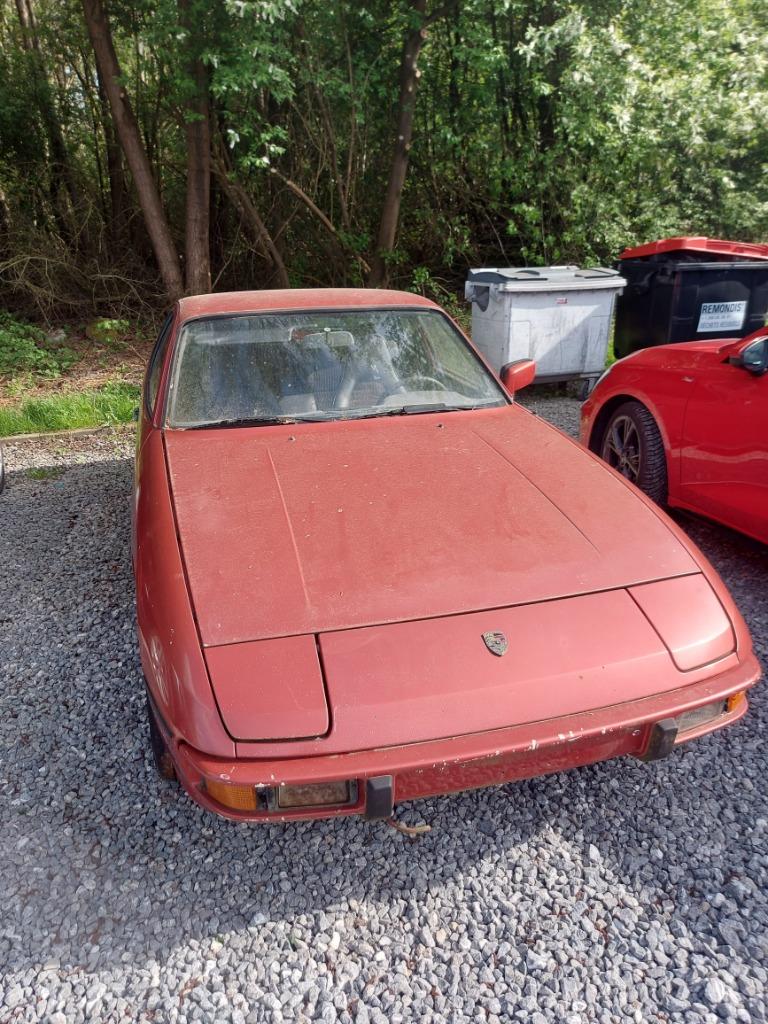 2 Porsche 924 à restaurer + pièces – faire offre, Rouge, Boîte manuelle, 2 portes, Particulier