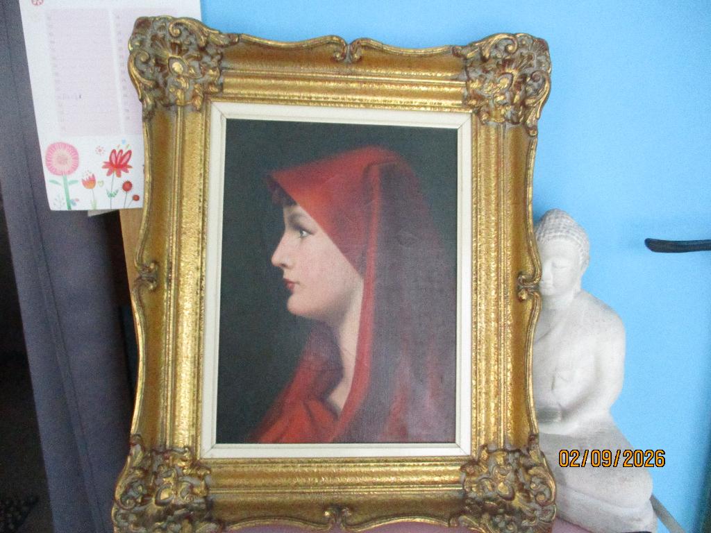 schilderij kader goudkleurig, Ophalen, Minder dan 50 cm, Gebruikt, 50 tot 75 cm