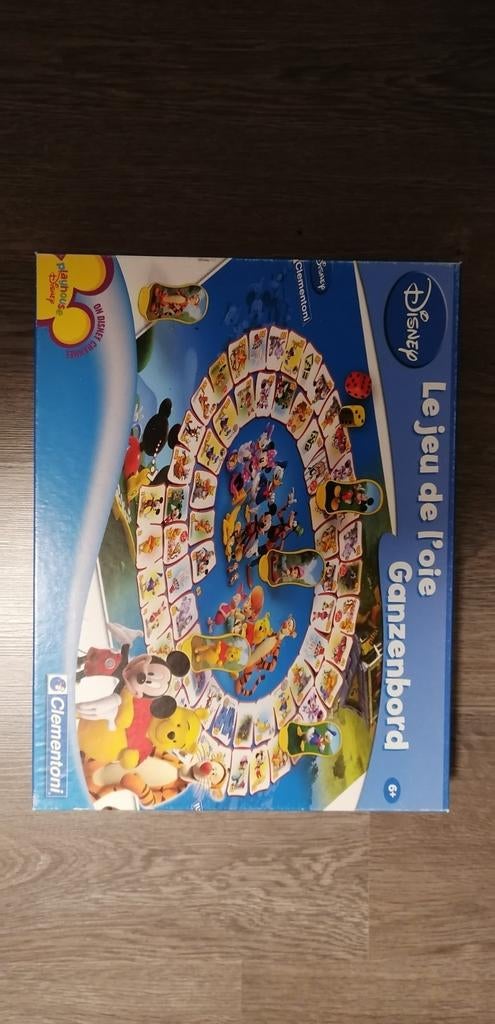 Ganzenbord disney, Hobby en Vrije tijd, Gezelschapsspellen | Bordspellen, Ophalen of Verzenden, Zo goed als nieuw
