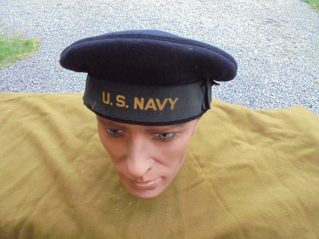 bachi,duck hat  bob .kepi de l us navy ww2, Enlèvement ou Envoi, Marine