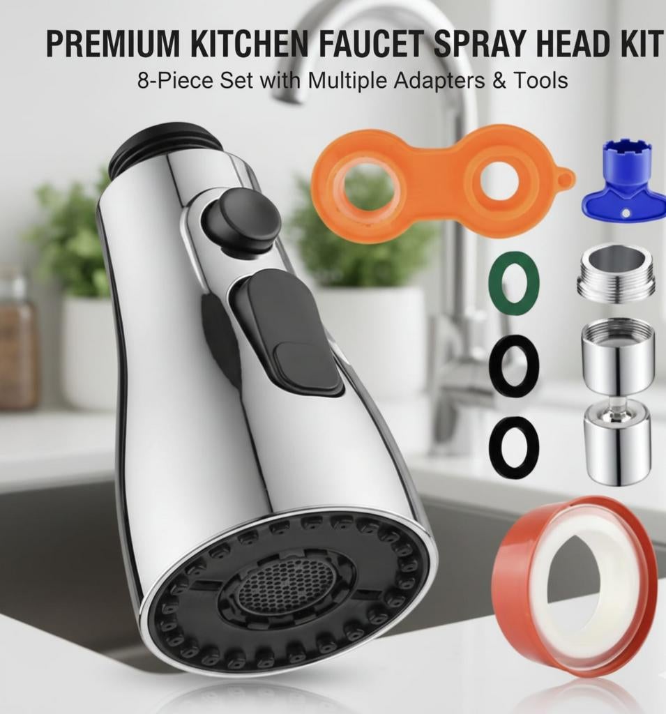 360 draaibare kraanbeluchter - 3 modi, Ophalen, Kraan