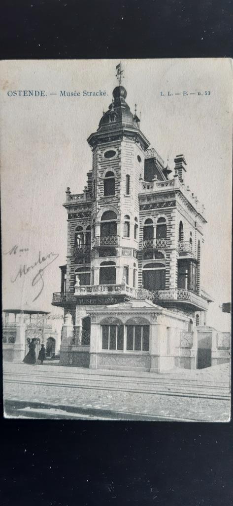 OSTENDE OOSTENDE mariakerke MUSEE STRACKE  1906, Ophalen of Verzenden