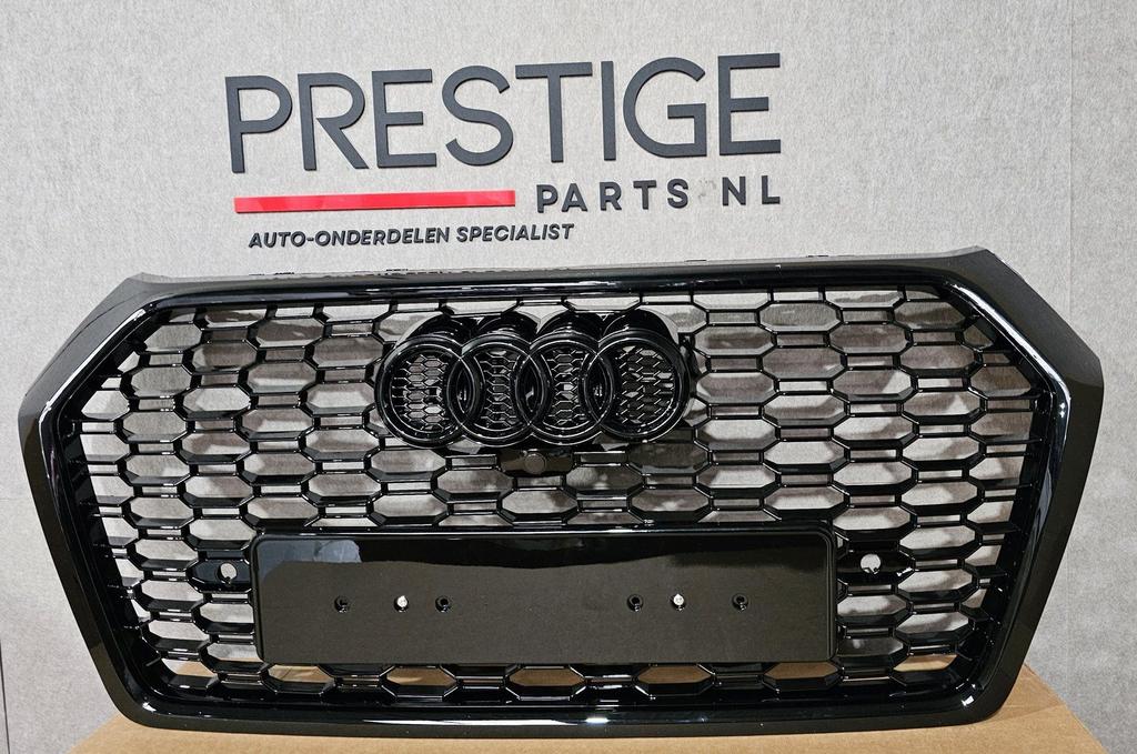 Grill Audi Q5 80A RS LOOK HOOGLANS ZWART NIEUW bj.2016-2020, -, Nieuw, Ophalen of Verzenden, -