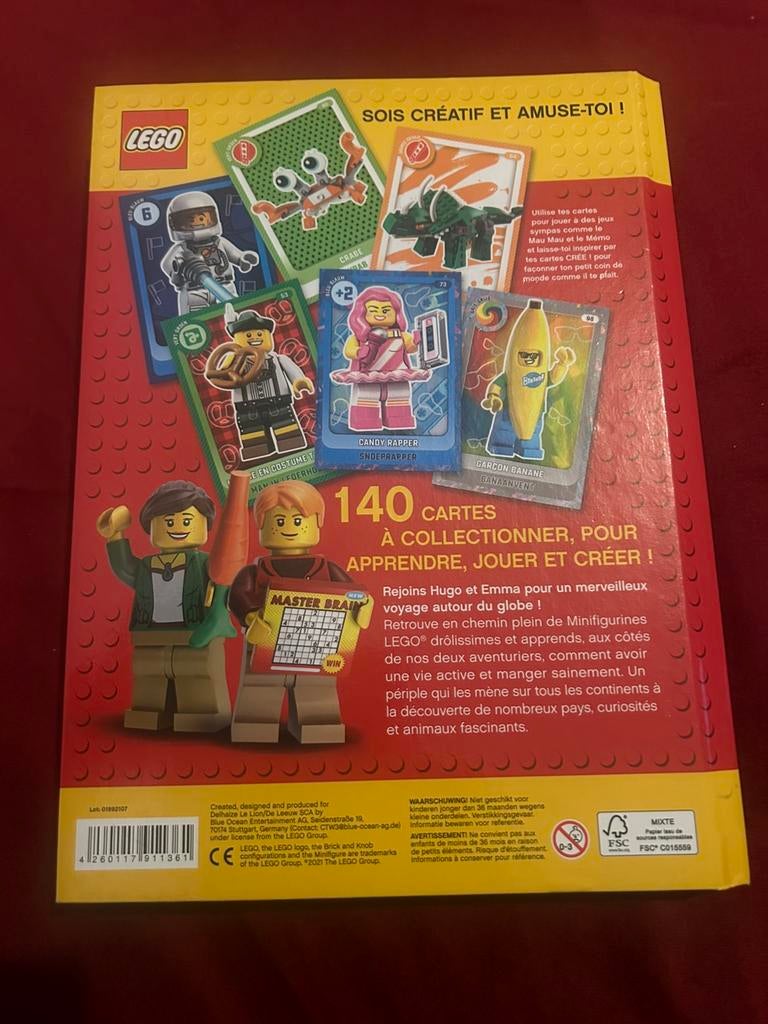 Album Collector LEGO "Crée le Monde" – Presque complet, Enlèvement ou Envoi, Comme neuf