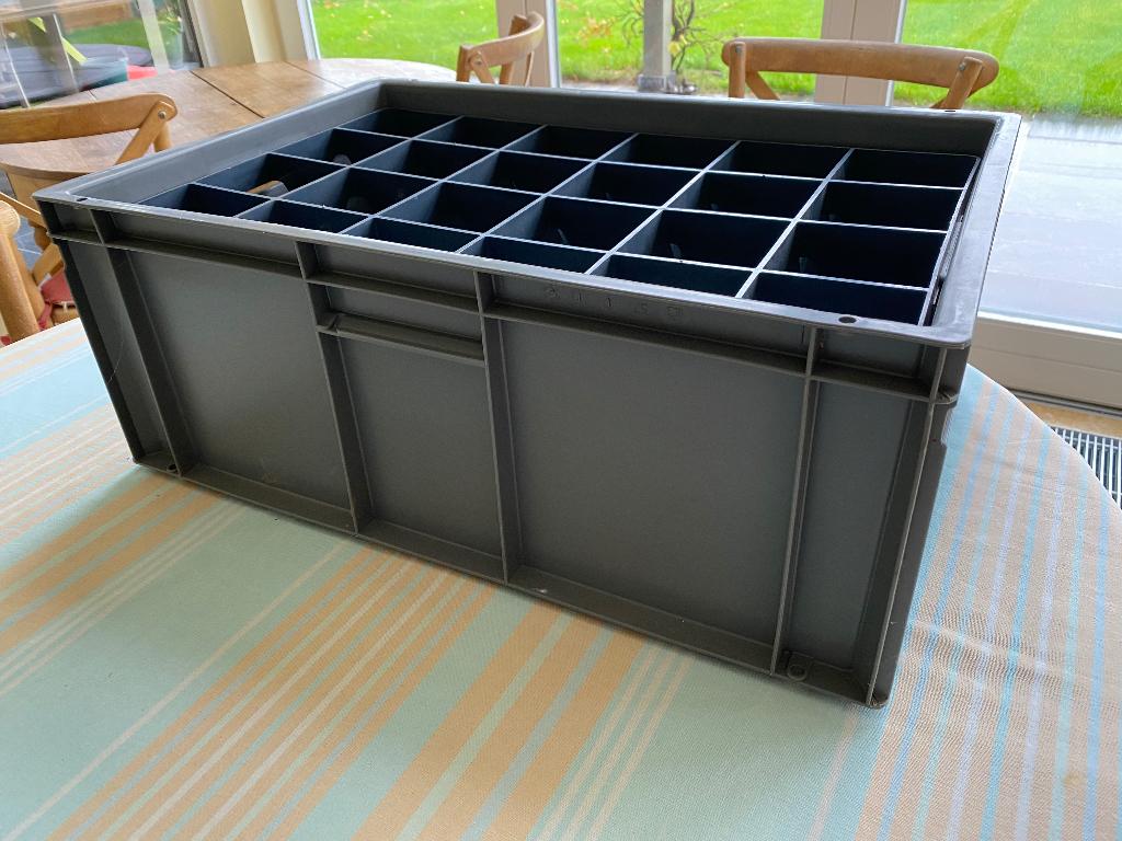 opruimbakken voor glazen, Ophalen