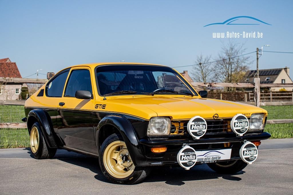 Opel Kadett C1 GT/E 1900 E Coupé / VOLLEDIGE RESTAURATIE, 1897 cc, Zwart, 4 cilinders, Kadett