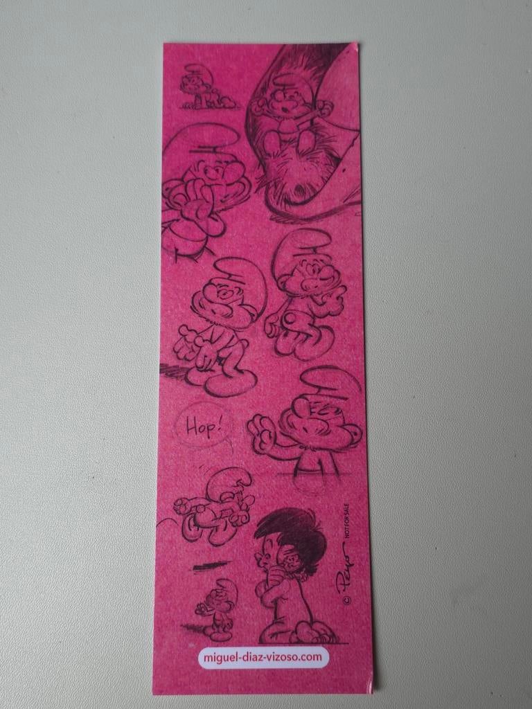 Marque-page signet Grand Schtroumpf, Verzamelen, Smurfen, Verzenden, Zo goed als nieuw, Grote Smurf, Overige typen