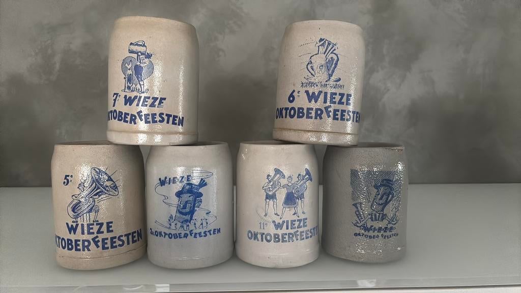 Bierpot 1/2lit Oktoberfeesten wieze, Enlèvement, Comme neuf