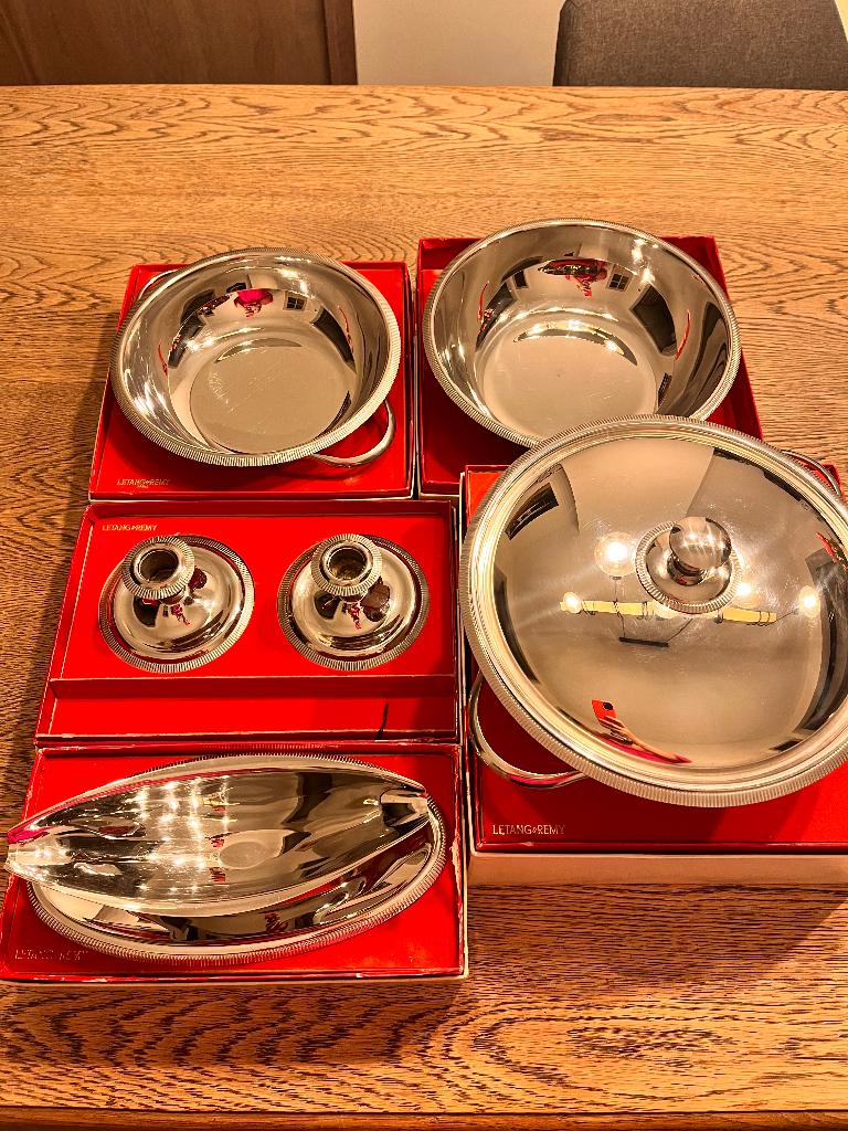 Serveerset Letang & Remy, Ophalen, Overige materialen, Overige stijlen, Schaal of Schalen