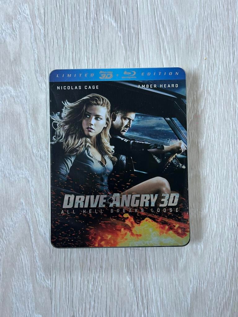 Steelbook Movie Drive Angry 3D, Enlèvement ou Envoi, Comme neuf