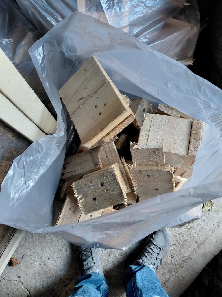 Bois de palette pour brulé, Jardin & Terrasse, Bois de chauffage, Enlèvement