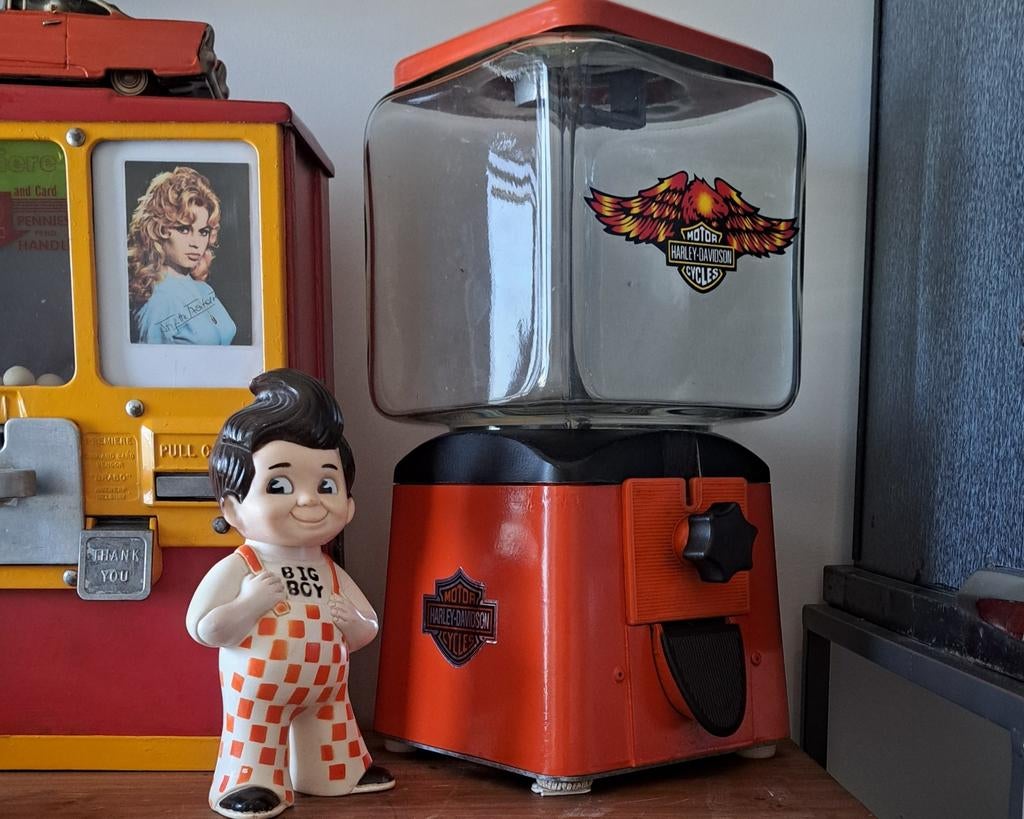 Jaren 50 Franse automaat Harley Davidson style., Ophalen of Verzenden
