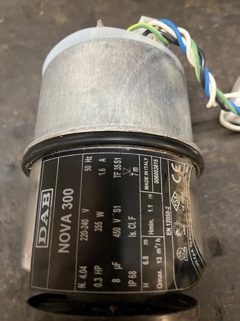 DAB NOVA 300 dompelpomp binnenwerk onderdelen, Tuin en Terras, Ophalen, Gebruikt, Elektrisch, Dompelpomp