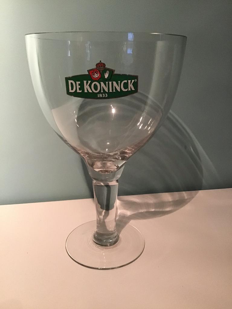 De koninck glas 3l, Ophalen, Zo goed als nieuw, De Koninck