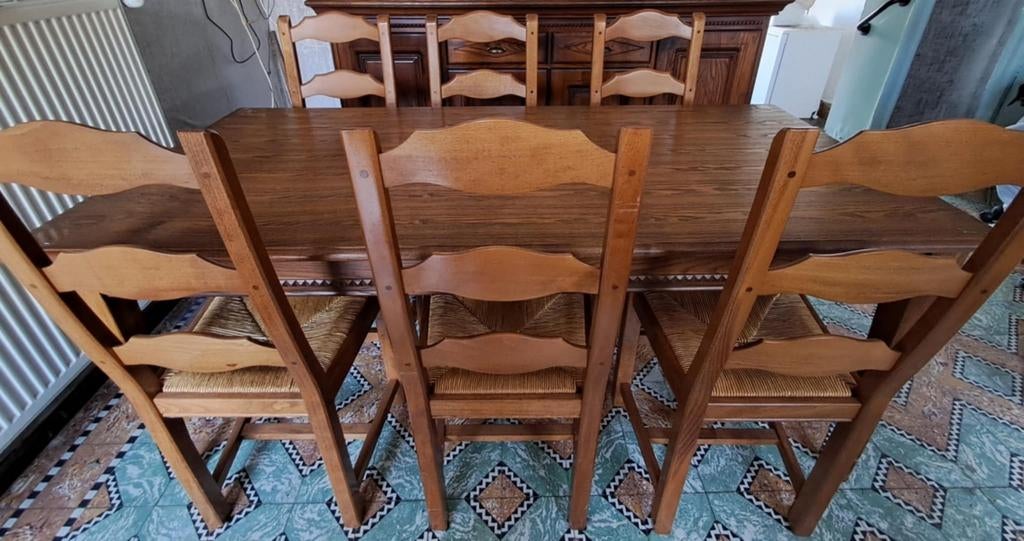 Table et 6 chaises , FAIRE OFFRE, Maison & Meubles, Enlèvement