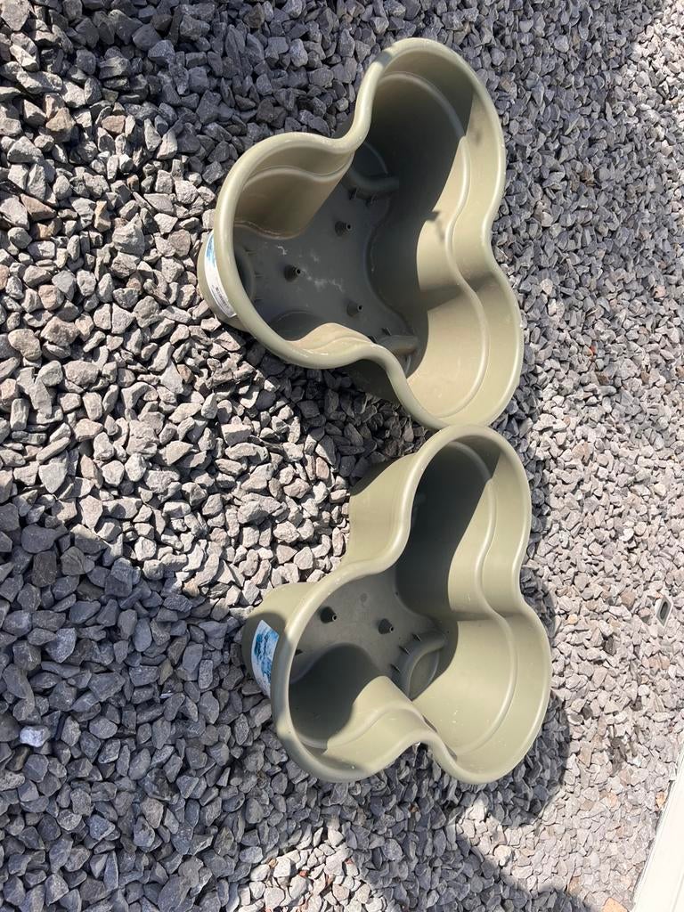 Stapelbare driedelige bloempotten, Ophalen, Zo goed als nieuw