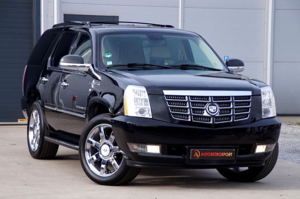 Cadillac Escalade 6.2i V8 4x4 LPG _Gebruiksgarantie, Auto's, 301 kW, Zwart, Bedrijf, 2 zetels