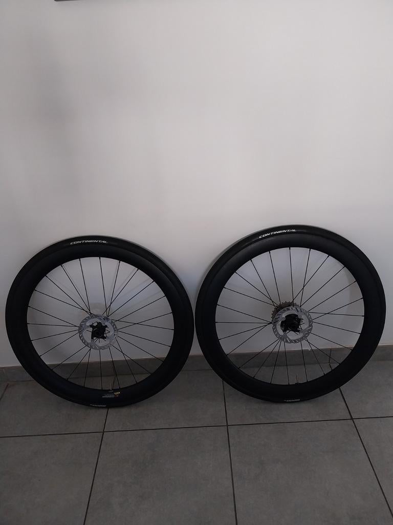 Roues en carbone Disc 45mm, Vélos & Vélomoteurs, Enlèvement ou Envoi, Neuf, Carbone