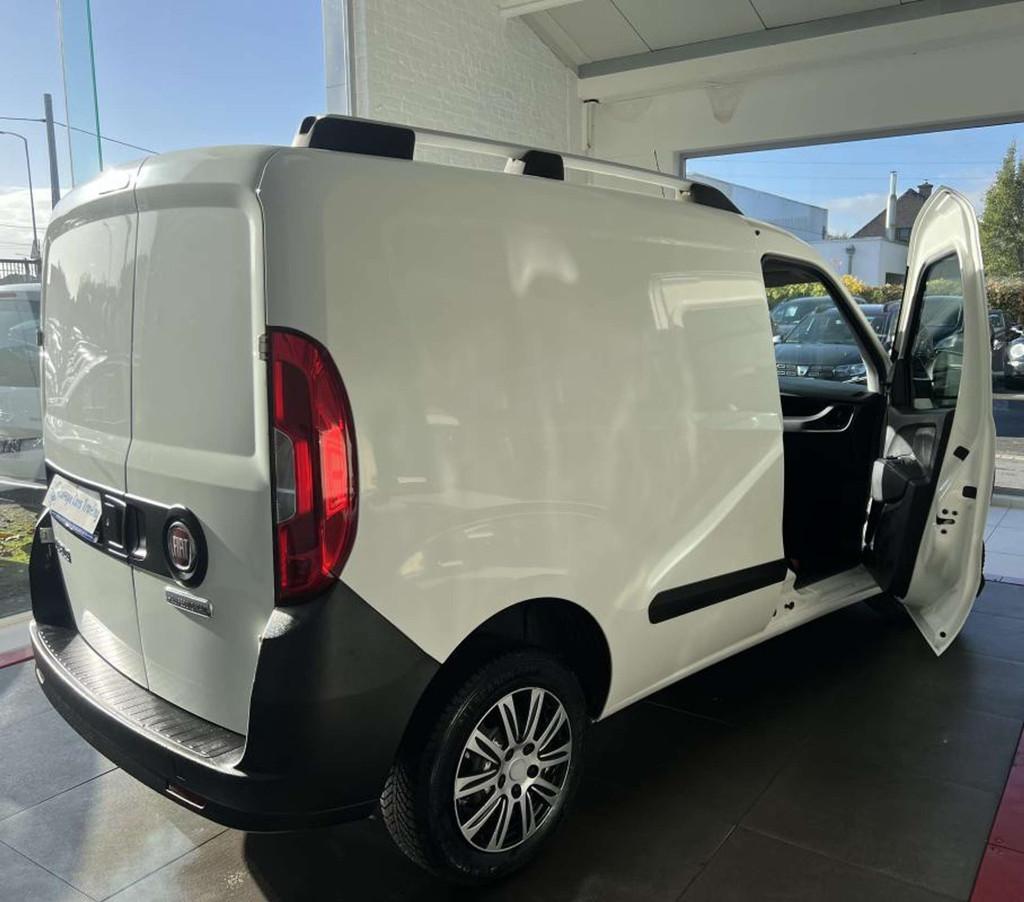 Fiat Doblò 1.3 MJT CLIM 75 CH GAR 12M (bj 2015), Stof, Zwart, Electronic Stability Program (ESP), Wit