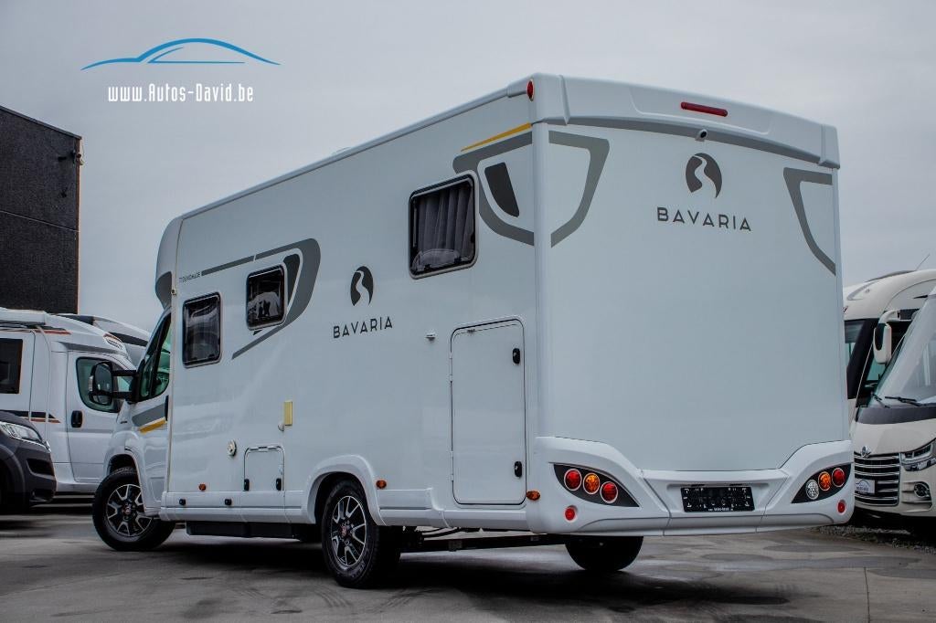 Bavaria T726 Nomade Half-Integraal 5 Slaappl. / 1 EIGENAAR, Caravans en Kamperen, Mobilhomes, Koelkast, Fiat, Vloeistofverwarming