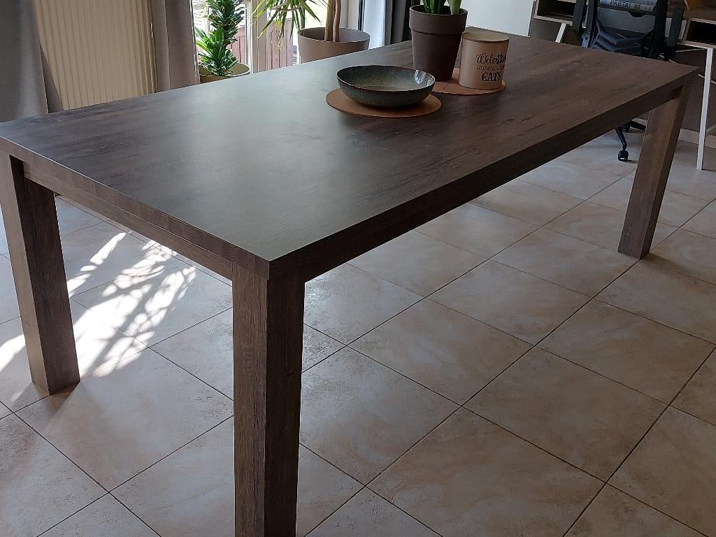 Table à manger en bois, 100 à 150 cm, Enlèvement, Utilisé, Rectangulaire