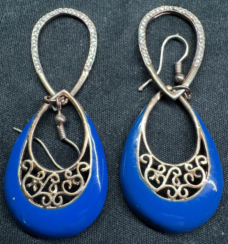 Paar vintage oorbellen uit de jaren 60, Ophalen of Verzenden, Overige materialen, Oorbellen