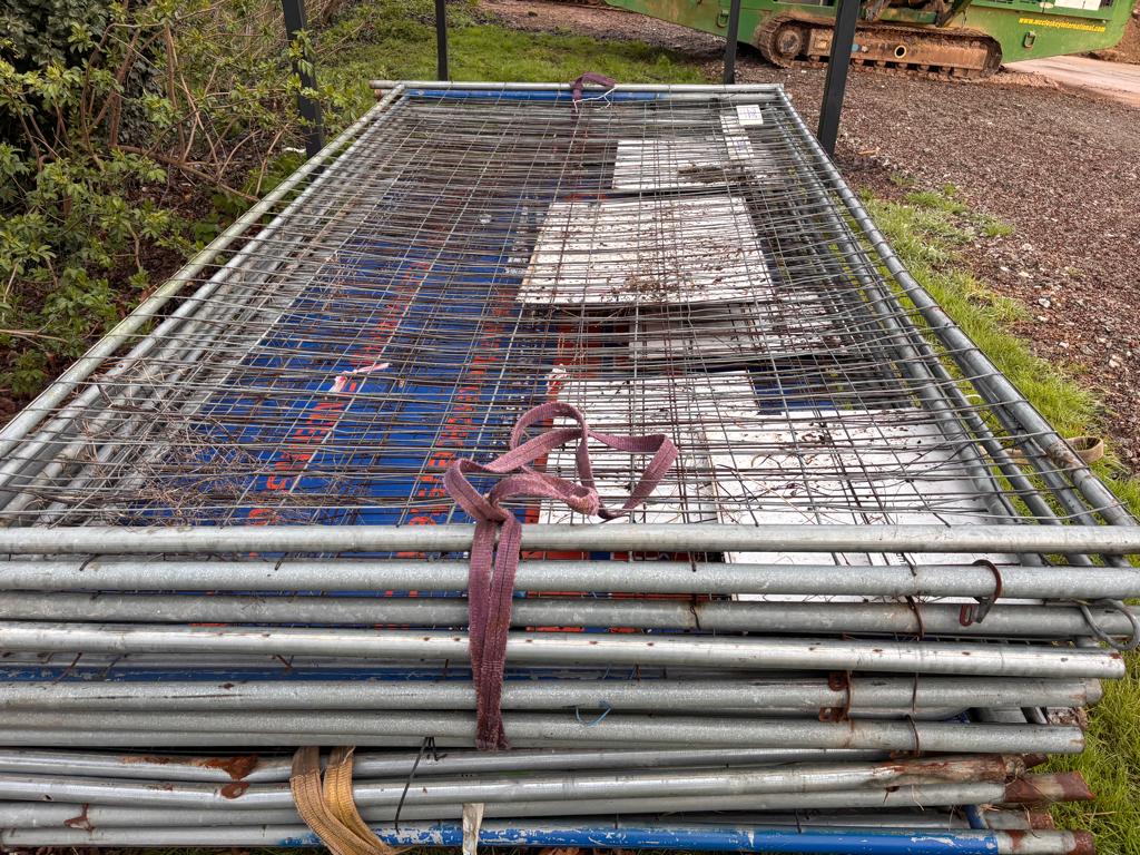 werfhekkens, Doe-het-zelf en Bouw, Bouwketen en Schaftketen, Ophalen, Gebruikt